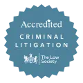 The Law Society Criminal Litigation Accredited logo